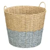 Online Panier bicolore Rangement Décoratif