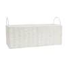 Hot Panier de rangement tresse blanc Rangement Décoratif