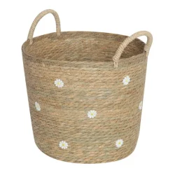Outlet Panier marguerites Rangement Décoratif