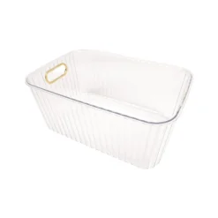Sale Panier rangement transparent l Rangement