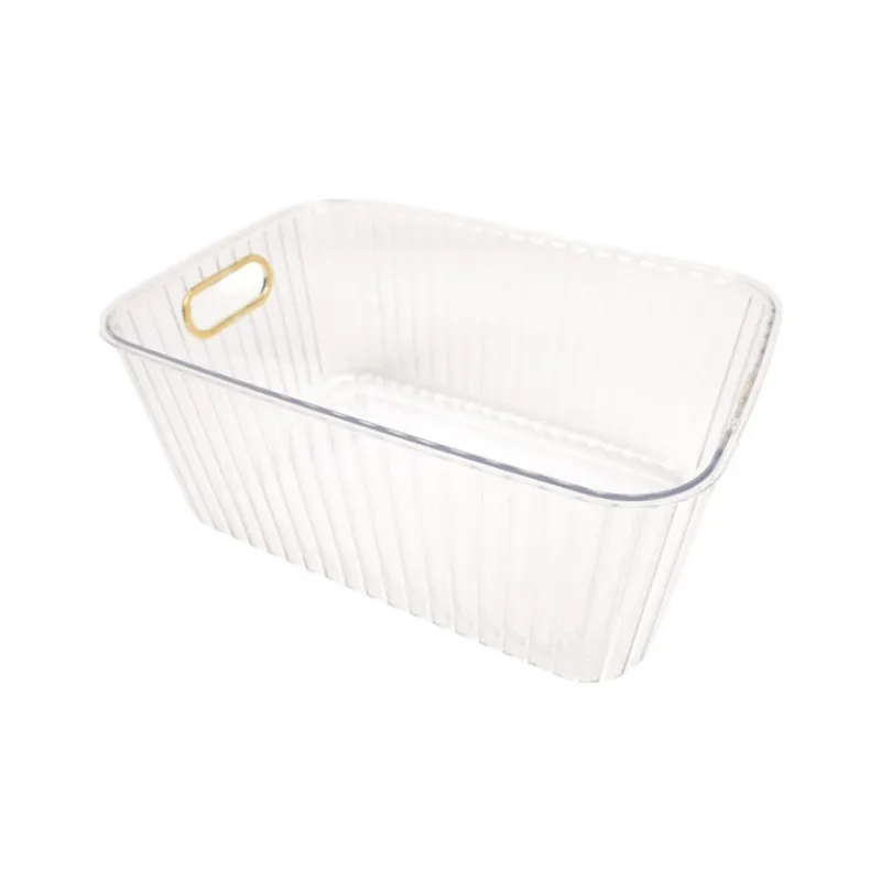 Sale Panier rangement transparent l Rangement