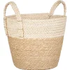 Clearance Panier tresse avec poignees Rangement Décoratif