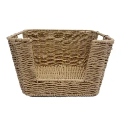 Hot Panier tresse carre naturel Accessoire Salle De Bain