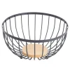 New Paniere a fruit metal bois Ustensiles, Accessoire De Cuisine