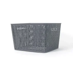 Best Paniere chevron l 35x29x22cm Rangement