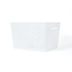 Best Paniere chevron l 35x29x22cm Rangement
