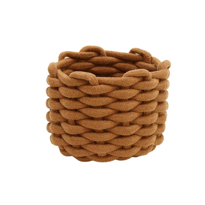 Clearance Paniere de rangement en corde ma Accessoire Salle De Bain