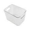 Clearance Paniere de rangement striee s Accessoire Salle De Bain