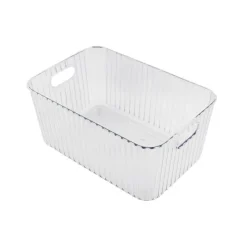 Sale Paniere de rangement striee m Accessoire Salle De Bain