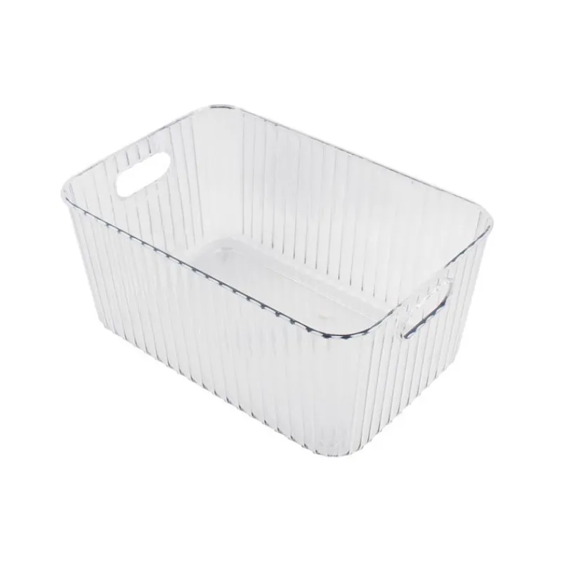 Sale Paniere de rangement striee m Accessoire Salle De Bain