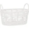 New Paniere ovale blanc Rangement Décoratif