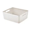 Outlet Paniere rectangulaire effet lin Rangement