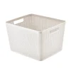 Best Paniere rectangulaire effet lin Rangement