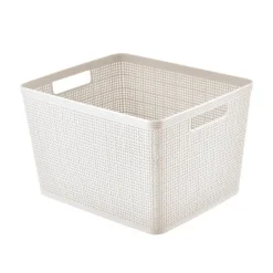 Best Paniere rectangulaire effet lin Rangement