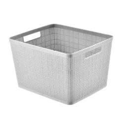 Best Paniere rectangulaire effet lin Rangement