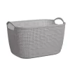 Paniere rectangulaire effet lin Rangement