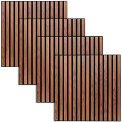 Sale Panneau deco tasseaux bois fonce Revetement Sol, Mur