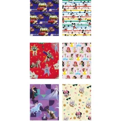 New Papier cadeau mix disney 200x70 Emballage Cadeau|Papier Et Sacs Cadeaux