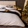 Online Parure etoilee brodee 1 personne Linge De Lit·Parure De Lit, Housse De Couette