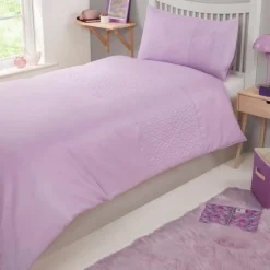Best Parure kids fleur lilas 140x200 Linge De Lit·Parure De Lit, Housse De Couette
