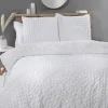 Outlet Parure lara 260x240 blanc Linge De Lit·Parure De Lit, Housse De Couette