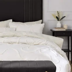 Outlet Parure lisa tuftee 200x200 Linge De Lit·Parure De Lit, Housse De Couette