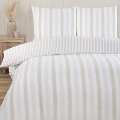 Parure noa 240x220 creme Linge De Lit·Parure De Lit, Housse De Couette