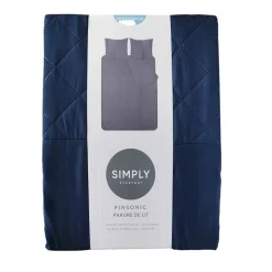 Outlet Parure pinsonic 240x220 bleu Linge De Lit·Parure De Lit, Housse De Couette