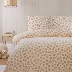 Clearance Parure polaire 240x220 leopard Linge De Lit·Parure De Lit, Housse De Couette