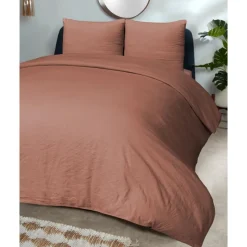 Clearance Parure 260x240 alicia terracotta Linge De Lit·Parure De Lit, Housse De Couette