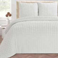Clearance Parure 200x200 bubble blanc Linge De Lit·Parure De Lit, Housse De Couette