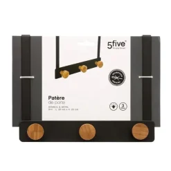 Clearance Patere de porte metal x3 tete ba Rangement