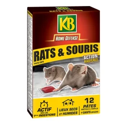 Hot Pates anti rats et souris 12x10g Anti-Nuisibles|Anti Nuisible