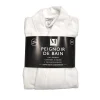 Peignoir velours eponge s/m blan Linge De Toilette, Plage·Peignoir