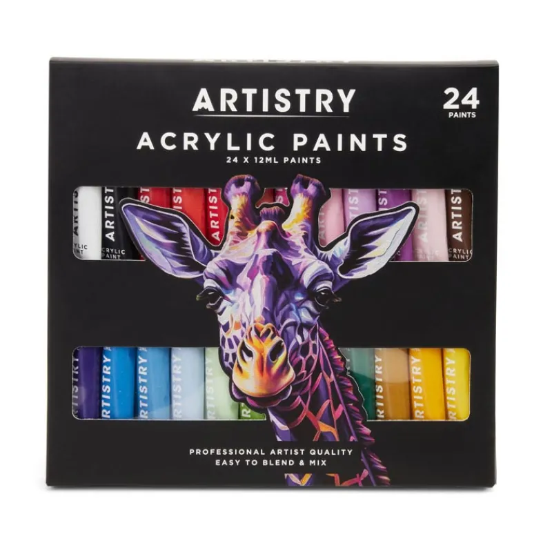 Outlet Peinture acrylique x24 Enfant Loisirs Créatifs|Loisirs Créatifs