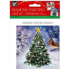 New Peinture diamant noel 13x13cm Enfant Loisirs Créatifs|Loisirs Créatifs