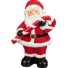 Discount Pere noel avec bonbon sucre d'or Décoration