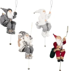 Outlet Pere noel grimpant 45cm Décoration
