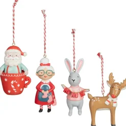 Outlet Personnage de noel a suspendre Décoration De Sapin