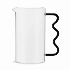 Hot Pichet en verre anse serpentin Vaisselle, Art De La Table·Bouteille, Carafe