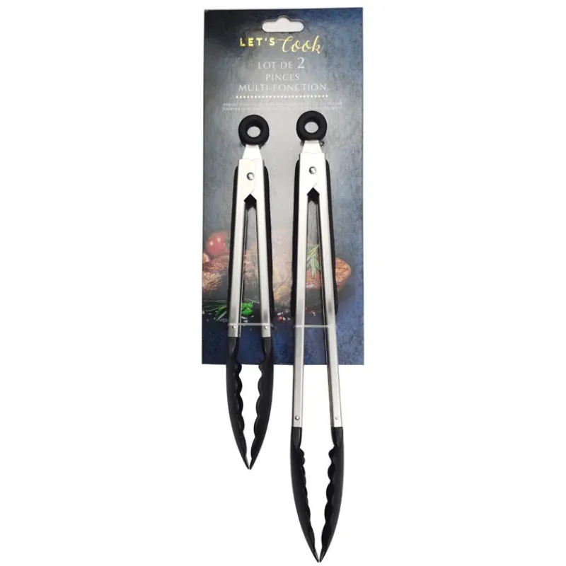 Discount Pince service x2 multi-fonction Ustensiles, Accessoire De Cuisine
