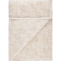 Hot Plaid 2 tons 150x200cm creme Décoration Textile·Plaid