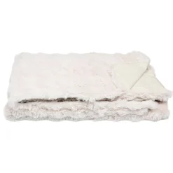 Hot Plaid bubble beige 130x160cm Décoration Textile·Plaid