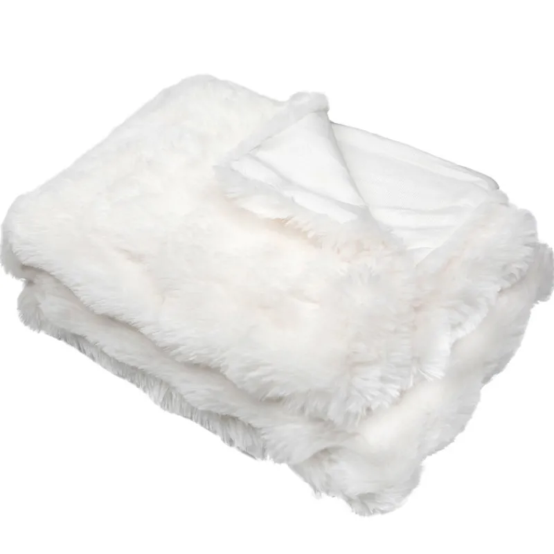 Plaid bubble creme 130x160cm Décoration Textile·Plaid