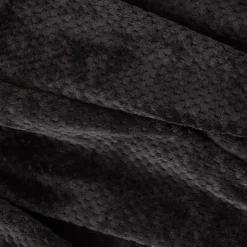 Sale Plaid gaufre 150x200cm noir Décoration Textile·Plaid