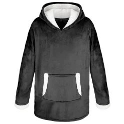 New Plaid hoodie noir Décoration Textile·Plaid