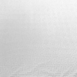Discount Plaid motif grec 150x200cm blanc Décoration Textile·Plaid