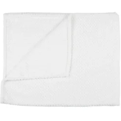 Outlet Plaid nid d abeille creme sherpa Décoration Textile·Plaid