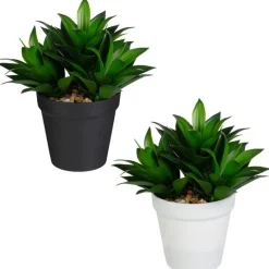 New Plante artificielle pot blanc Fleur, Plante Artificielle
