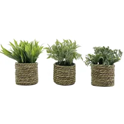 Discount Plante artificielle pot jonc Fleur, Plante Artificielle